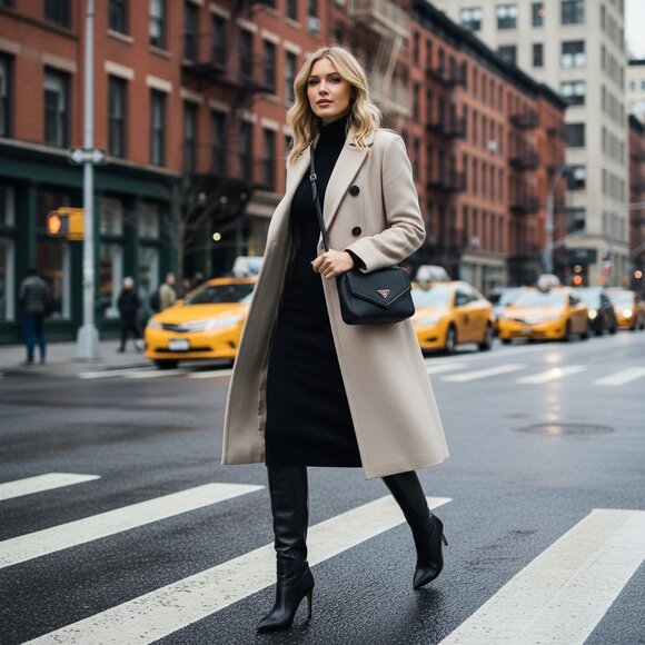 Burberry London Wool Coat size 46 EUC - Picture 7 of 9